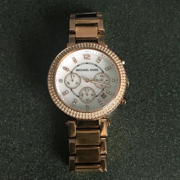 Michael Kors Parker Chronograph Rose Gold-tone Stainless Steel Women’s Watch main image 15